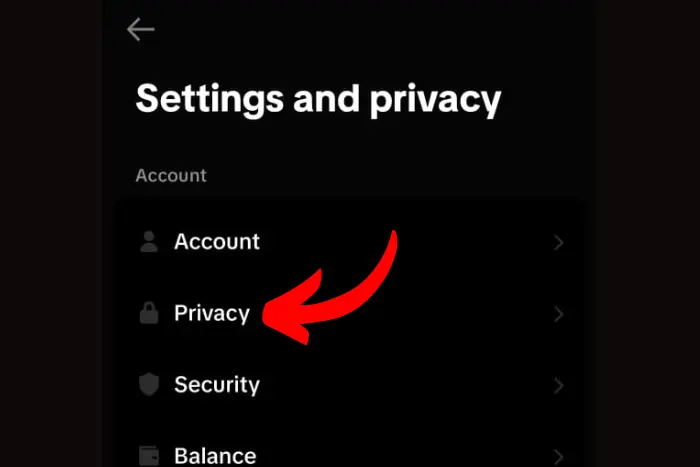 how to turn off private account on tiktok