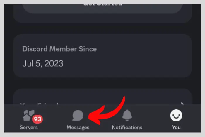 how to get discord profile link