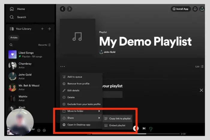 add and remove tracks from your playlist