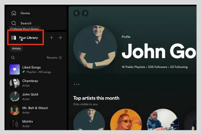 add playlists to your artist profile