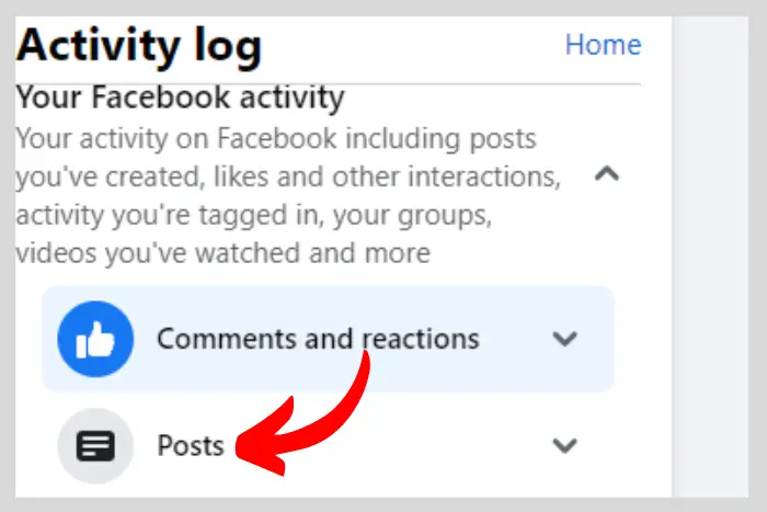 hide posts from facebook through browser