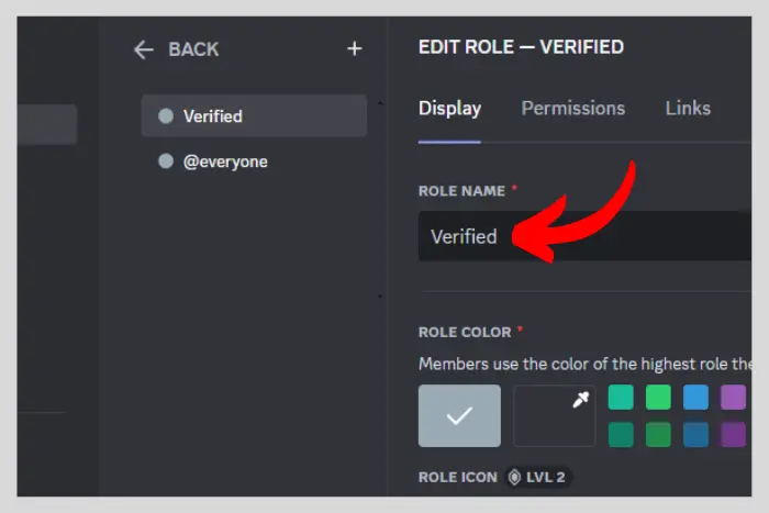 set up verification on discord